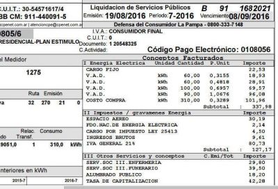 Acometida: la cooperativa no advirti� el aumento y se acumul� la deuda