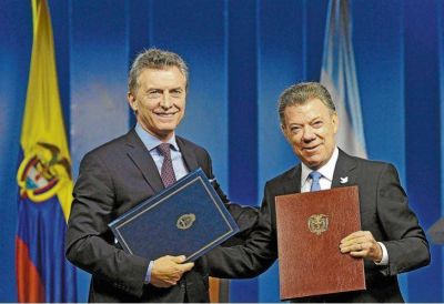Mauricio Macri viaja a Colombia para acompa�ar a Juan Manuel Santos en la firma de la paz con las FARC