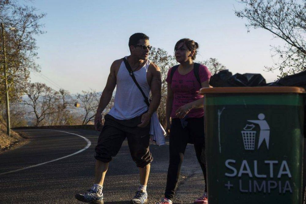 Piden cestos de residuos para el cerro San Bernardo