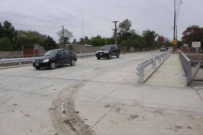 Habilitaron el puente del Desag�e Pluvial Sur (DPS)