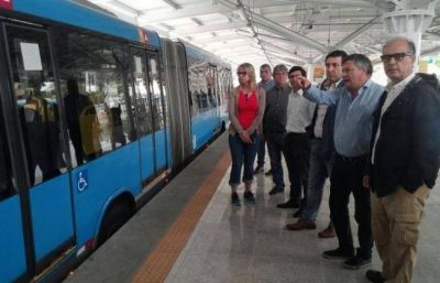 Peppo se interiorizó sobre el sistema de transporte urbano de Río de Janeiro