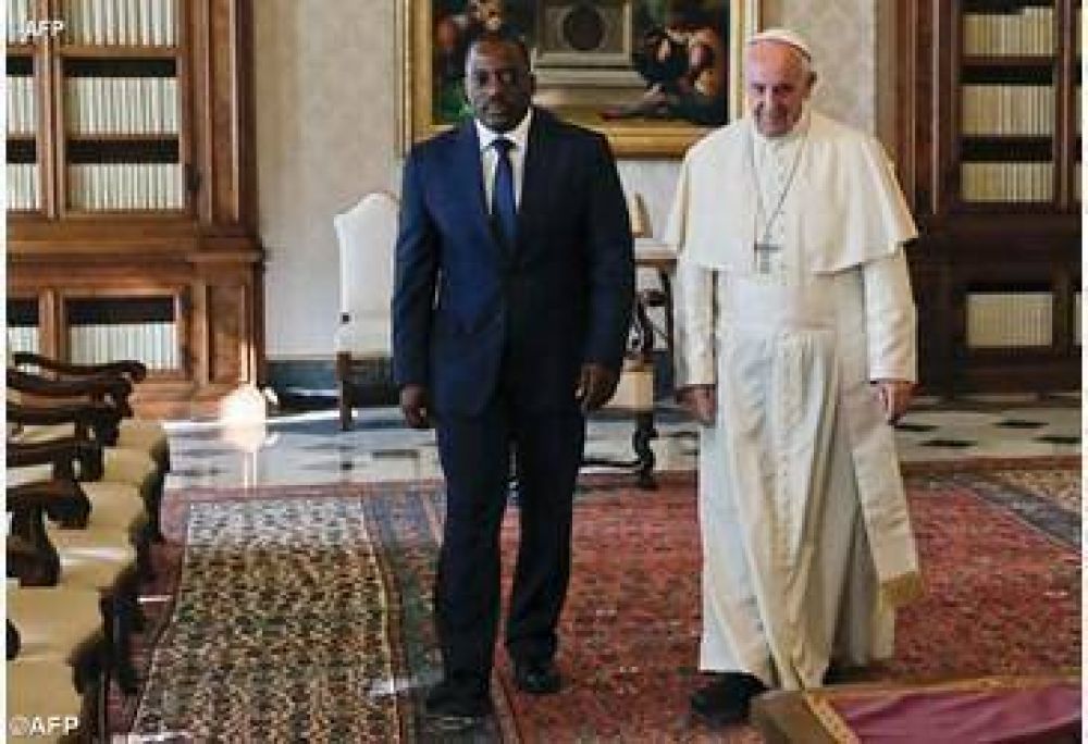 El Papa recibe al presidente de la Repblica Democrtica del Congo