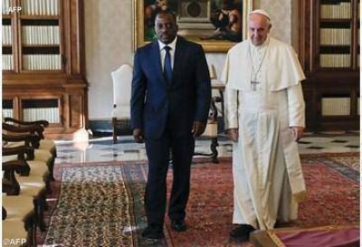 El Papa recibe al presidente de la Rep�blica Democr�tica del Congo