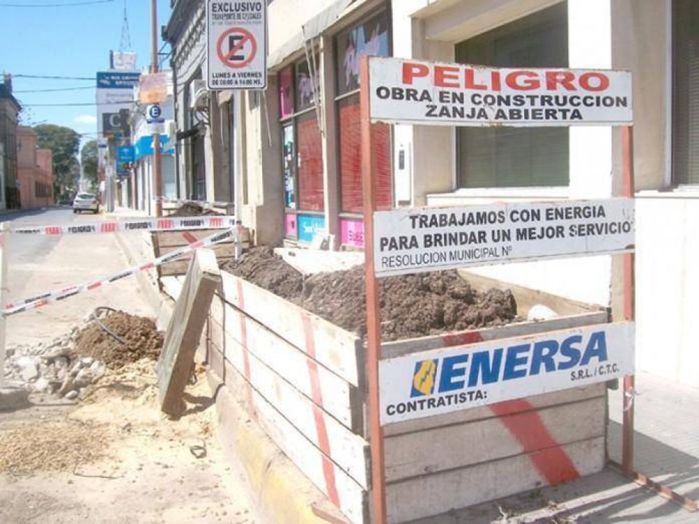 Colocan el cableado por v�as subterr�neas
