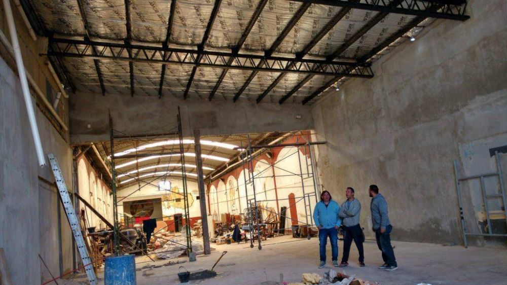 Avanzan las obras del Centro Cultural Piaggio