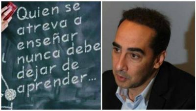 Los docentes cruzaron duro a Tagliaferro por sus pol�micos dichos sobre el rol del Maestro