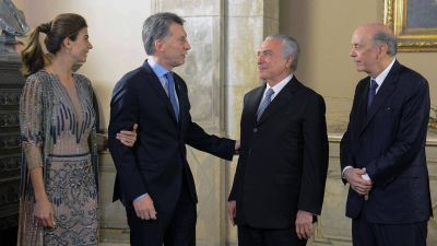 En medio de la crisis pol�tica en Brasil, Mauricio Macri recibir� por primera vez a Michel Temer