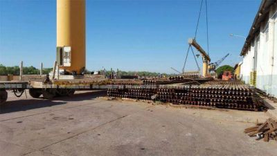 Los rieles para el Belgrano Cargas abandonan Barranqueras