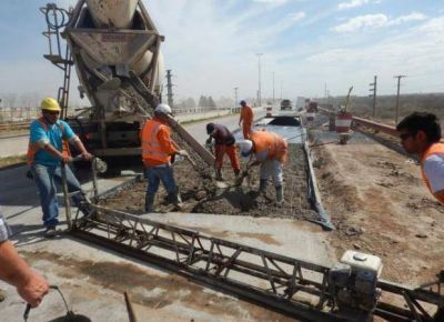 Mejoran el asfalto en un tramo de la Autopista de las Serran�as Puntanas