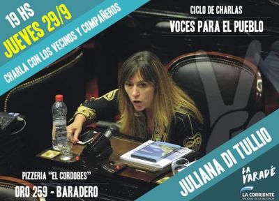 Juliana di Tullio en Baradero
