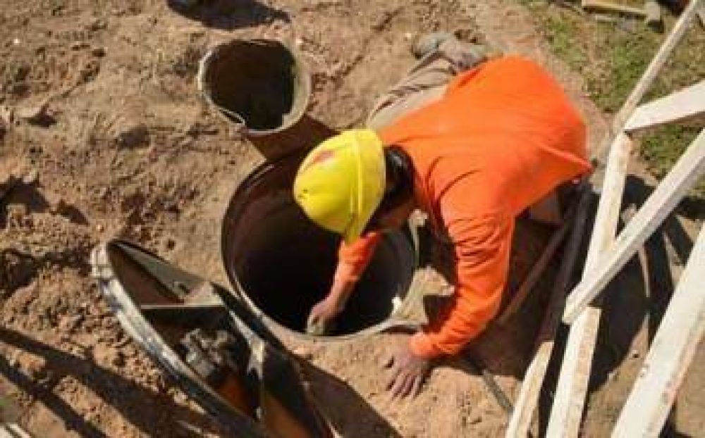  Extienden red cloacal en Monte Grande