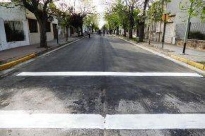 Se inaugur� el pavimento en Prat entre Alvear y Rivadavia