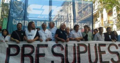 El paro volvi� a exponer el quiebre de la CTA