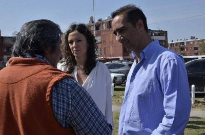 Tagliaferro y Stanley recorrieron El Estado en tu barrio en Mor�n