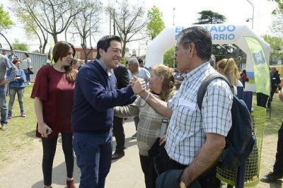 Nardini supervis� el desarrollo de �El Estado en tu Barrio� en Sourdeaux
