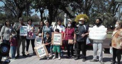 Vecinos de Aguilares marcharon contra la quema de ca�averales