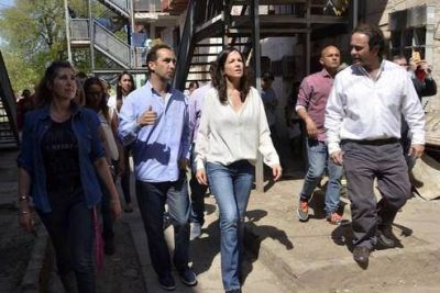 Tagliaferro y Stanley recorrieron El Estado en tu barrio en Mor�n