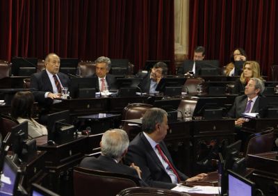 Fuerte cruce entre Rodr�guez Sa� y Marcos Pe�a en el Senado de la Naci�n