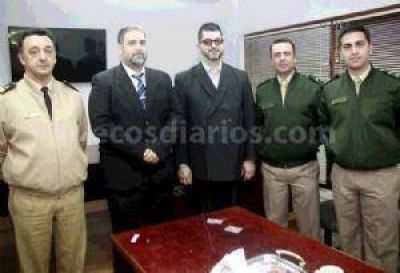 Funcionario del Ministerio de Seguridad visit� nuestra ciudad
