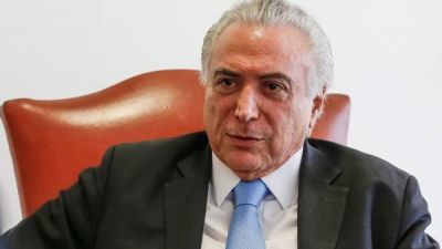 Michel Temer: �Por la cobard�a de antes, Brasil est� donde est�