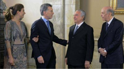 Macri y Temer se re�nen en Olivos con foco en el Mercosur y Venezuela