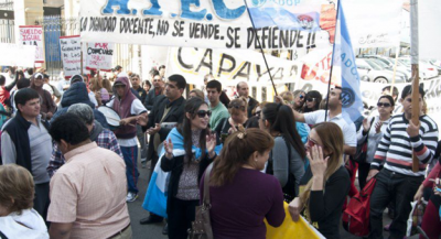 Docentes catamarque�os van al paro por 96 horas