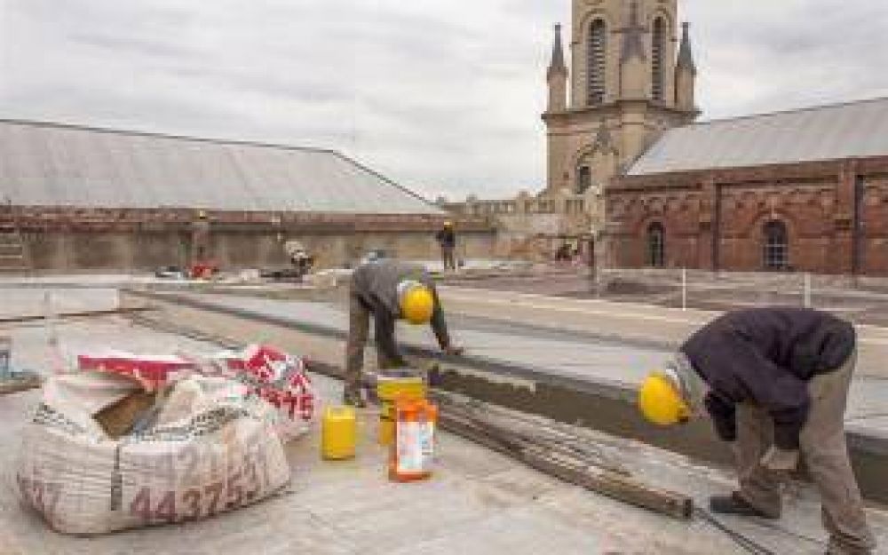 Jun�n: Avanzan las obras de refacci�n en la Municipalidad