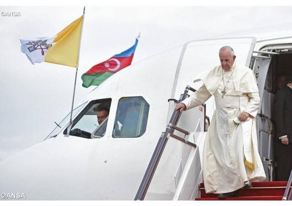 El Papa Francisco agradece por su viaje en Georgia y Azerbaiyn