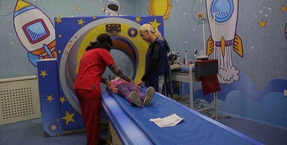 El Hospital de Nios decor su sala de tomografas para no asustar a los pequeos pacientes