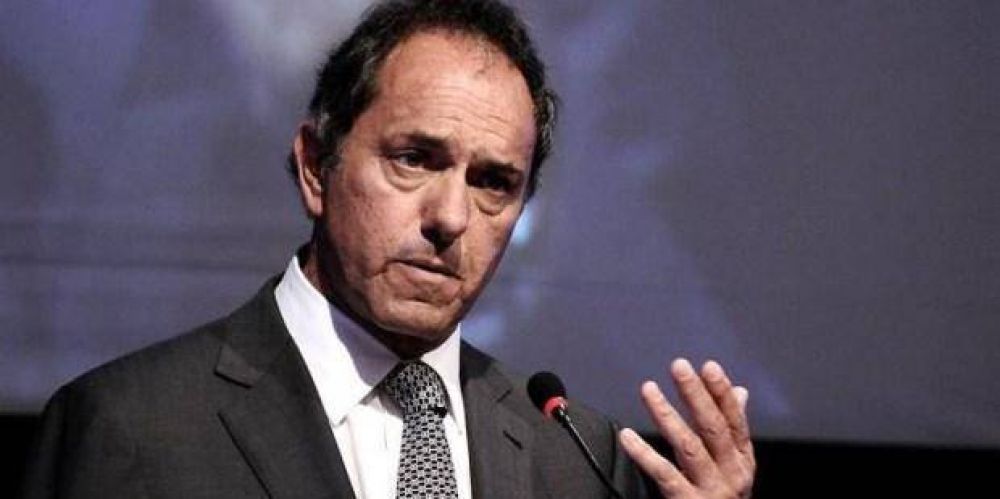Scioli critic� el env�o de fuerzas federales a la Provincia y pidi� que se avance en un 