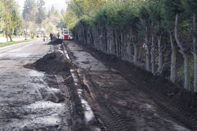 Comenzaron a construir veredas accesibles