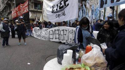 Protesta y piquetes: instalan 