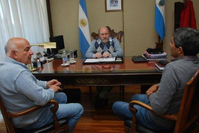 Reuni�n con Verna por el Paso Pehuenche
