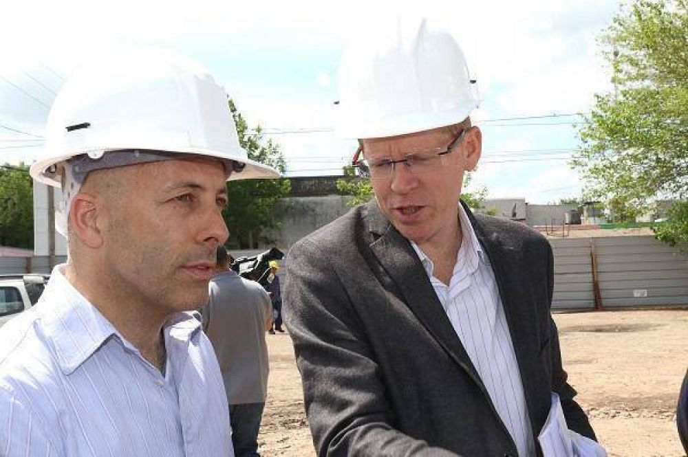 Comenzaron los trabajos para el nuevo Banco Provincia en Derqui