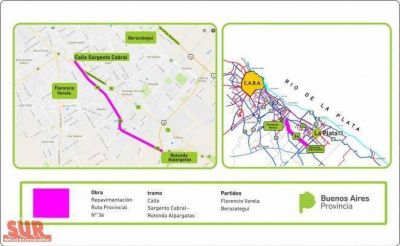 La Provincia repavimentar� la Ruta 36 entre Berazategui y Varela