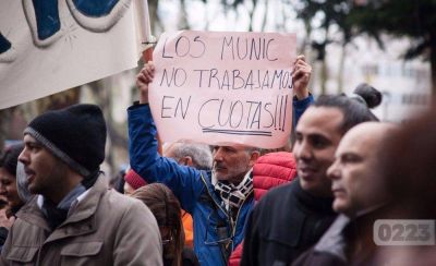 Los municipales cobrar�n y se evit� el paro