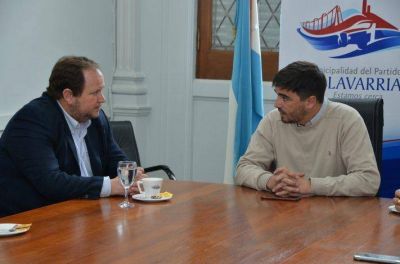 Funcionarios provinciales de Miner�a se reunieron con Galli
