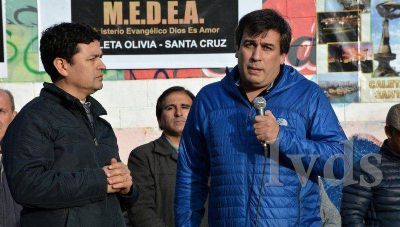Pastores oraron por Caleta Olivia con la presencia del Intendente Facundo Prades