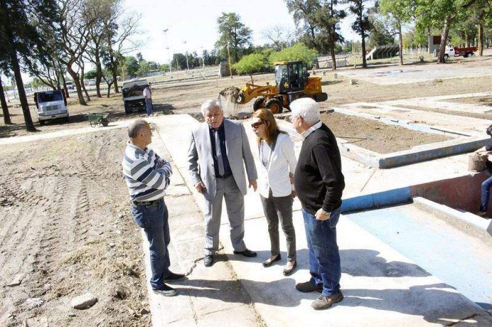 Importante inversi�n para parquizar el ex predio de Aesya
