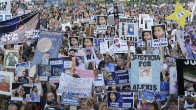 En la marcha contra la inseguridad se escuch� fuerte el reclamo de Justicia