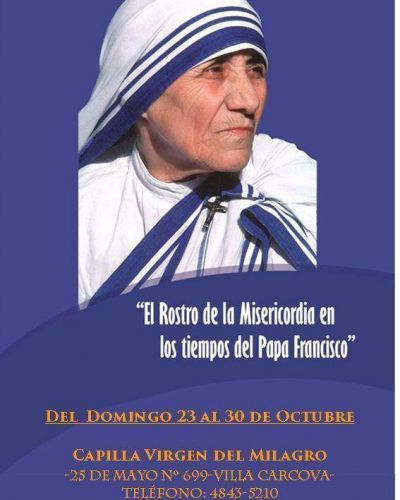 Se viene la muestra fotogr�fica de la Santa Madre Teresa de Calcuta