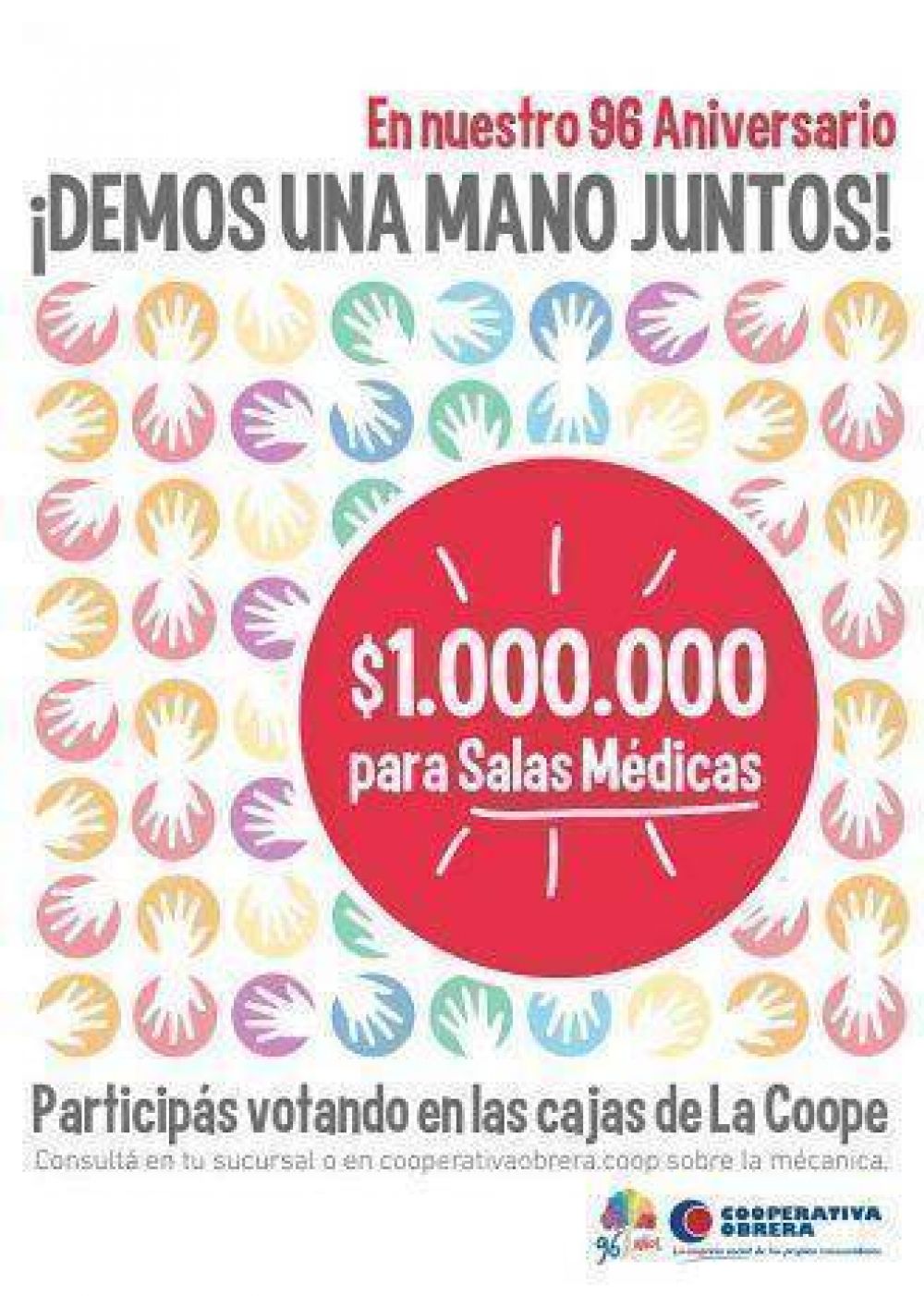La Cooperativa Obrera y una campa�a solidaria para salas m�dicas y centros de salud