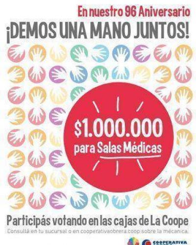 La Cooperativa Obrera y una campa�a solidaria para salas m�dicas y centros de salud