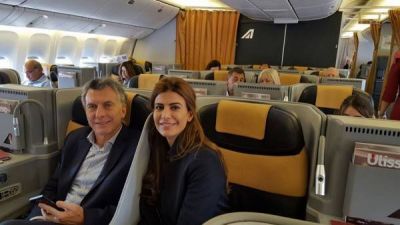 Mauricio Macri parti� hacia Roma: audiencia con el Papa y foto con Juliana Awada