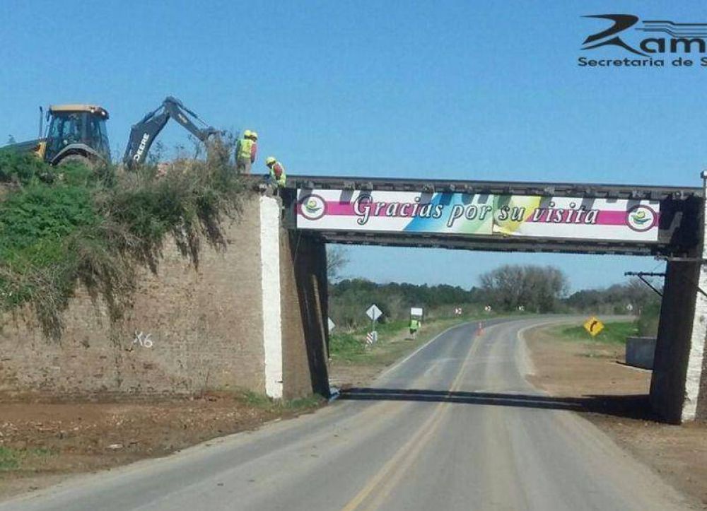 Comenzaron las obras de recambio del puente de Ruta 1001 y 51