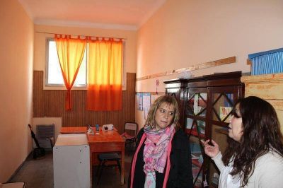 Acerbo recorri� obras que se realizan con el Fondo Educativo