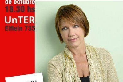 La periodista Sandra Russo presenta su libro en Bariloche