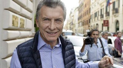 Macri en Roma: clima distentido y buenas expectativas para la reuni�n con el Papa