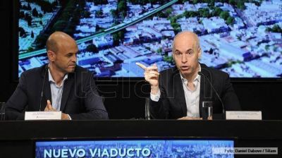 Larreta y Dietrich presentaron el proyecto para el viaducto del tren San Martn