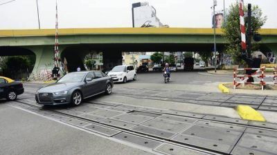 El tren San Mart�n correr� elevado hasta La Paternal y sacar�n 11 barreras